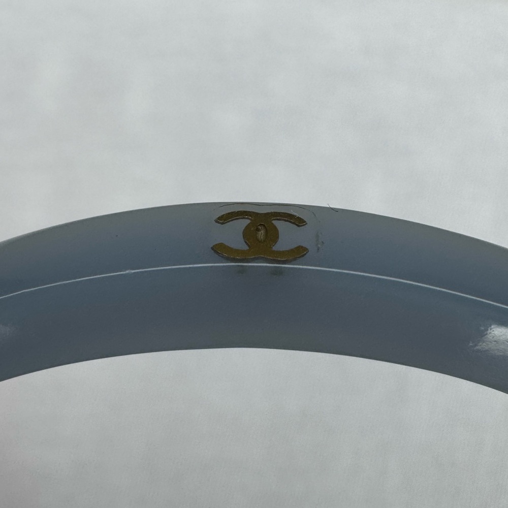 RARE Chanel Blue & Black Bangle Set - Picture 12 of 15